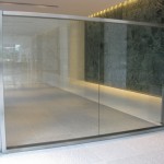 fabricated metal frame for glass divider