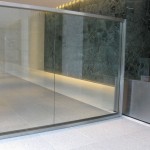 fabricated metal frame for glass wall