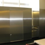 fabricated metal walls with tile for Allen center kitchen