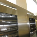 stainless steel kitchen framing for Allen center food court