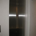 full stainless steel elevator doors