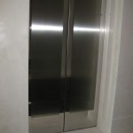 full stainless steel elevator door