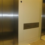 stainless steel fabricated elevator frames and metal elevator signage