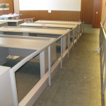 custom stainless steel handrails for indoor ramp