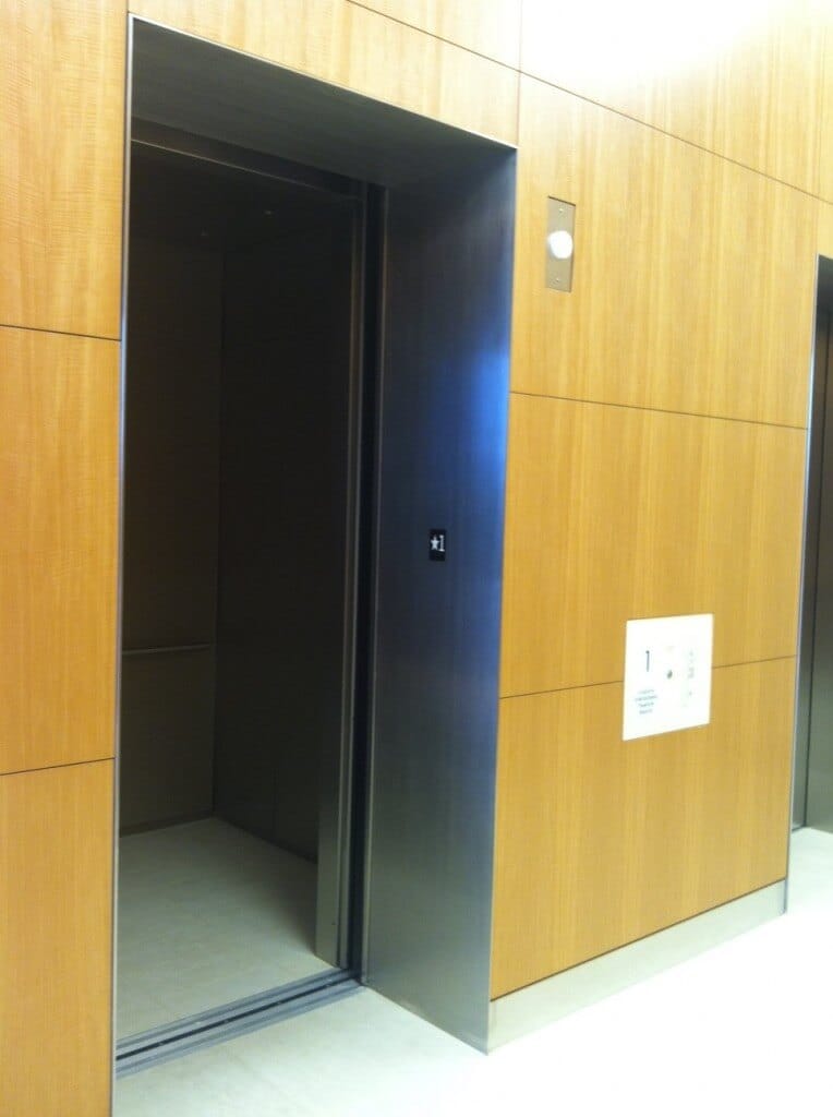 stainless steel elevator cab