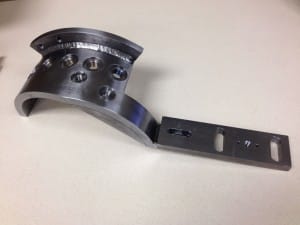 custom machined bracket